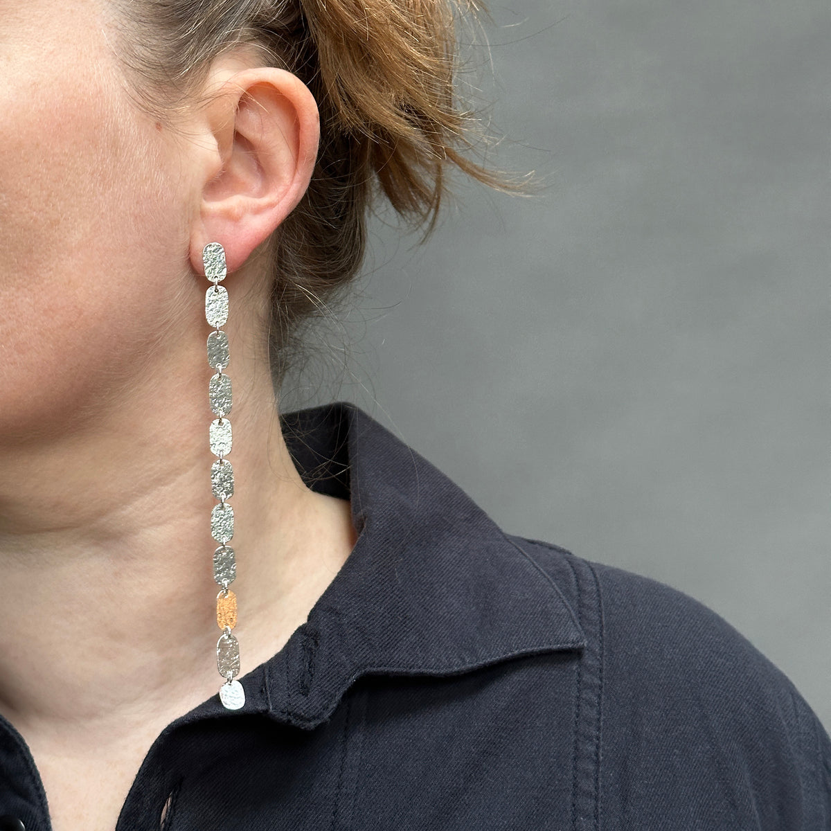 Oblong earrings - eleven