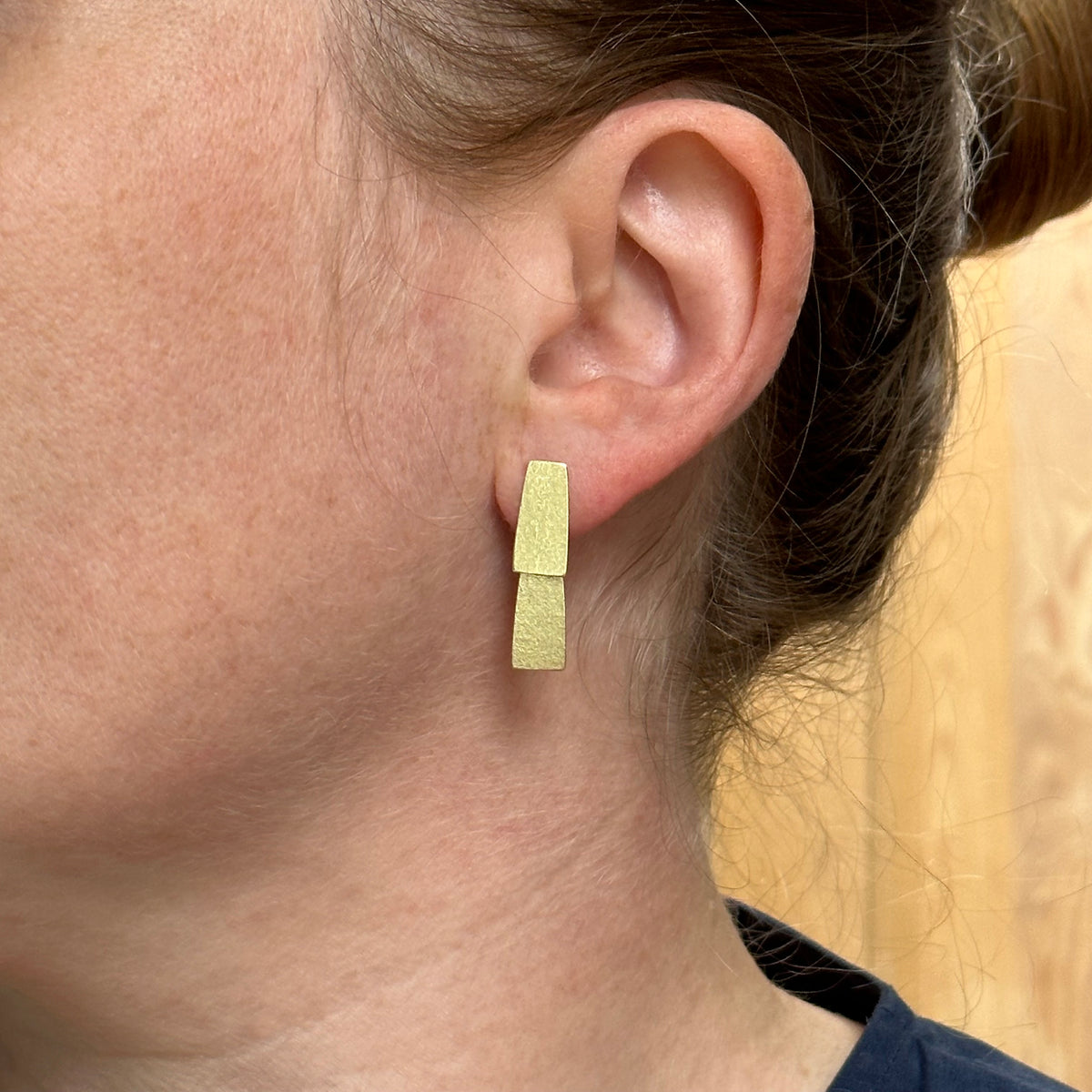 Two tier earrings - slim