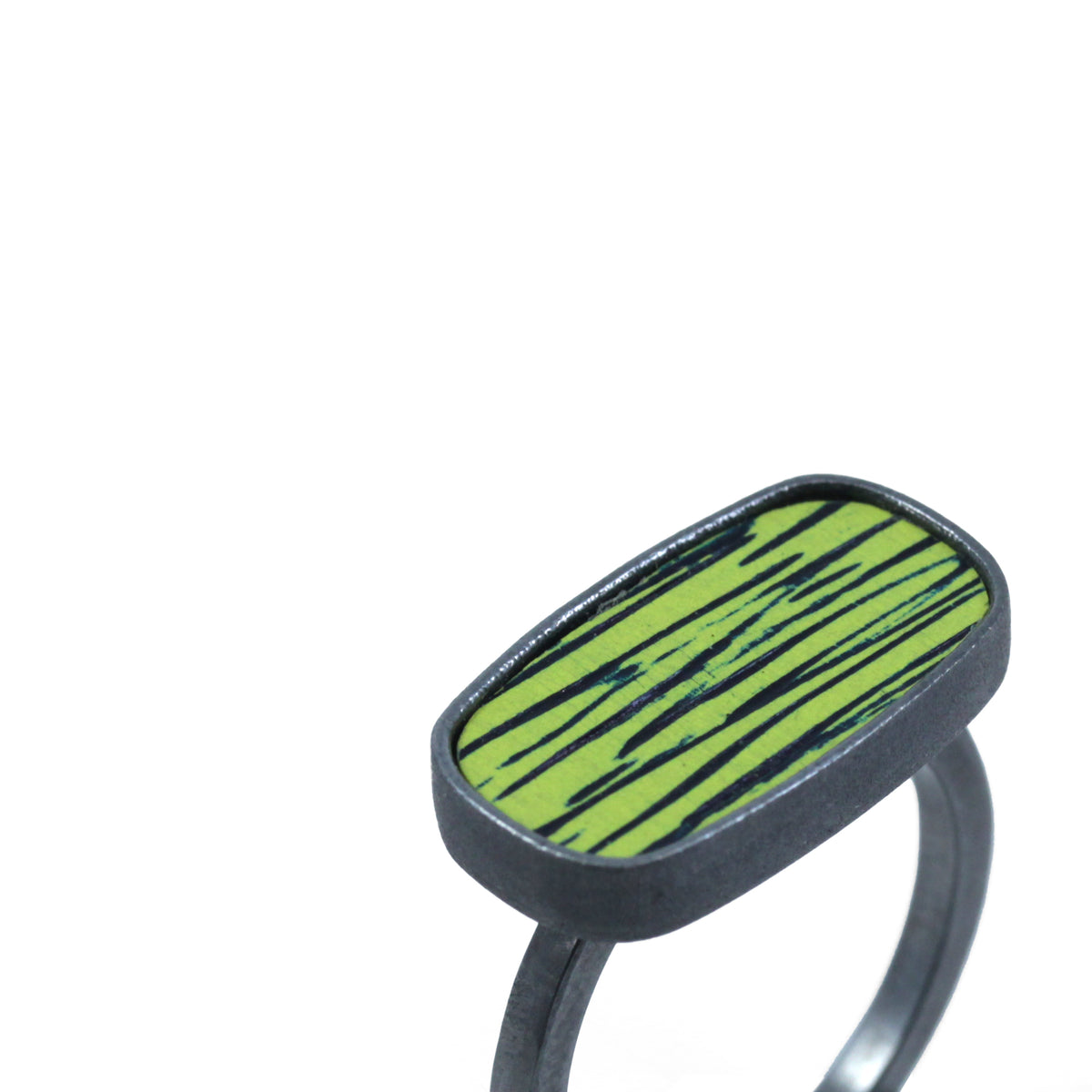 Citrus sgraffito ring