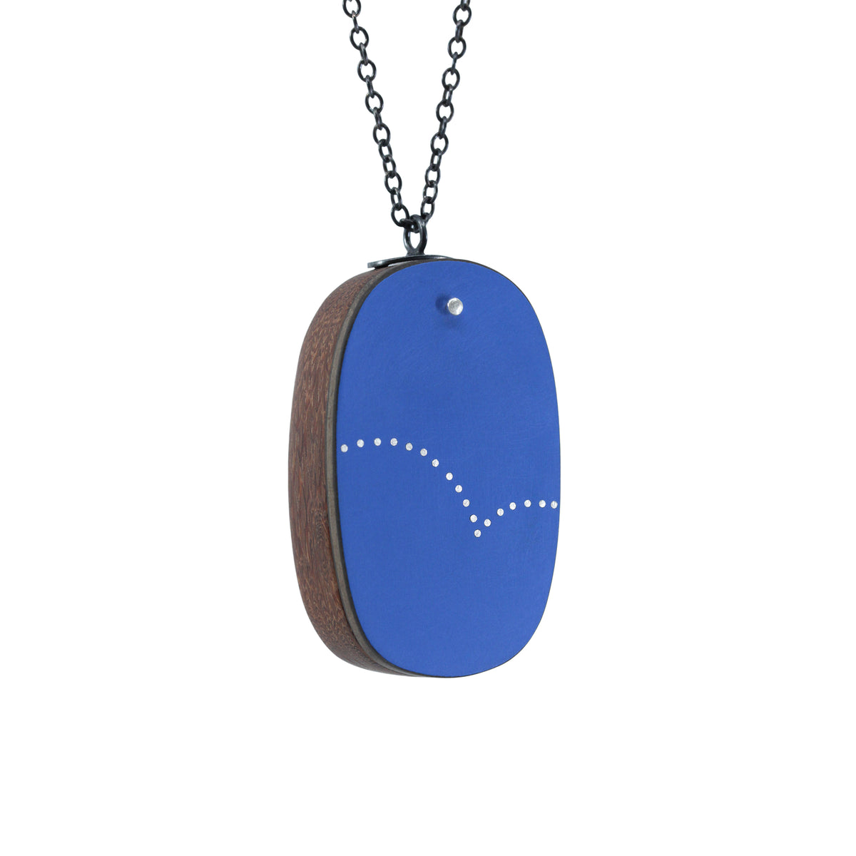 Cobalt pod locket