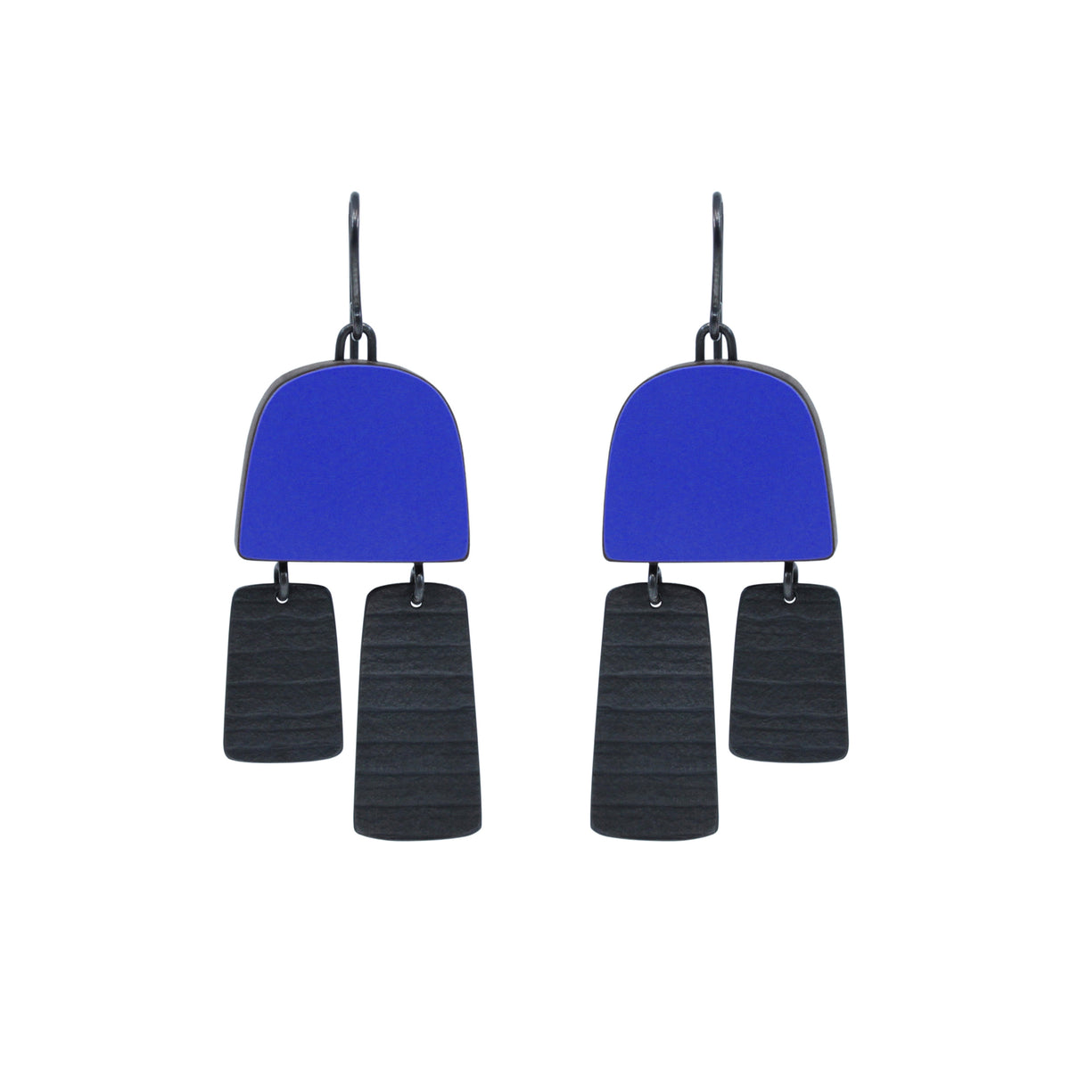 Two part stripe earrings