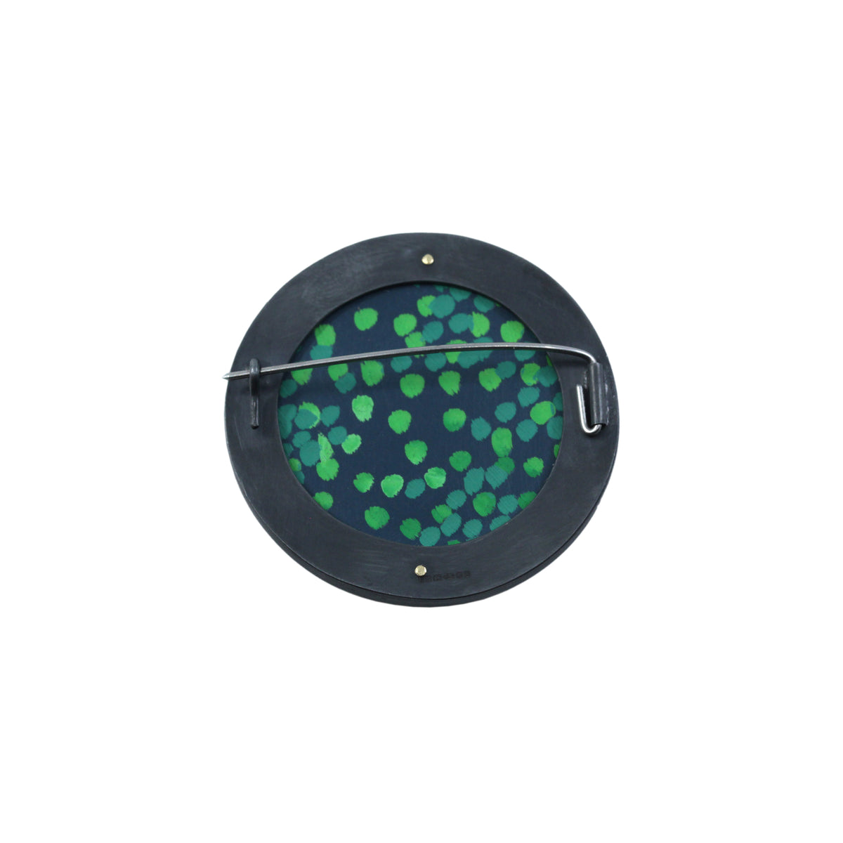 Navy dash brooch