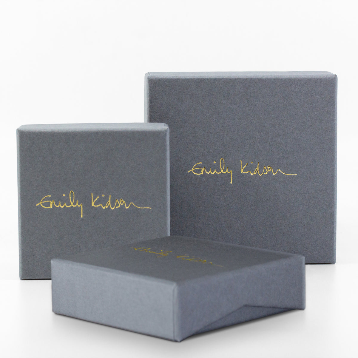 Quintet earrings - gold