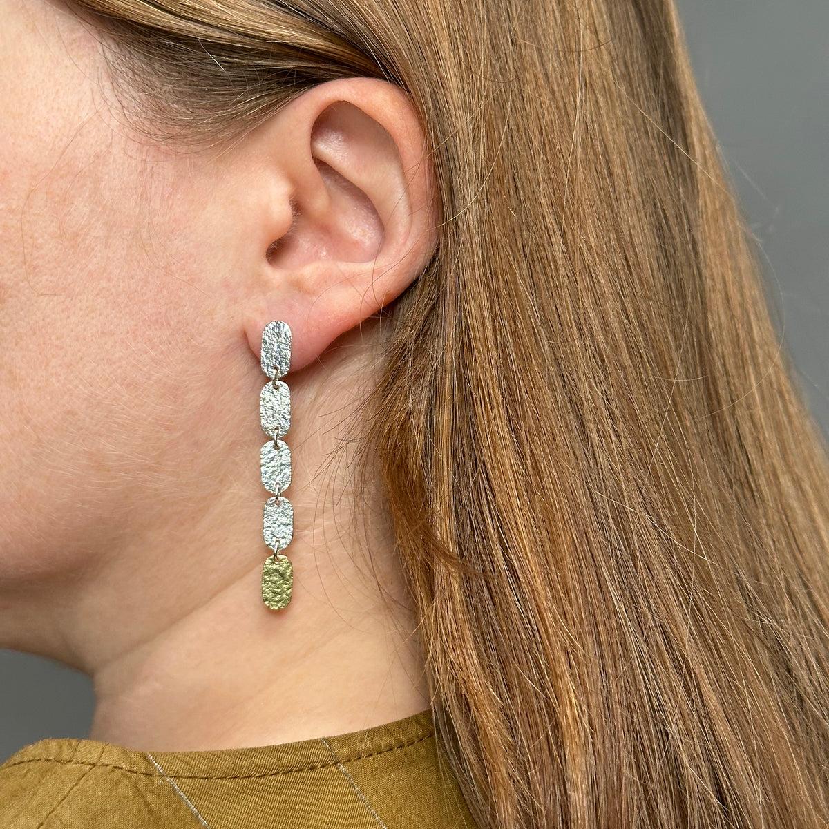 Oblong earrings - five