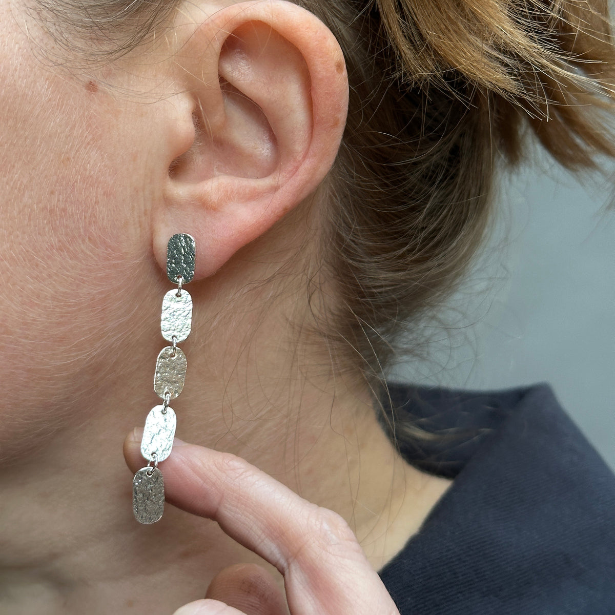 Oblong earrings - five