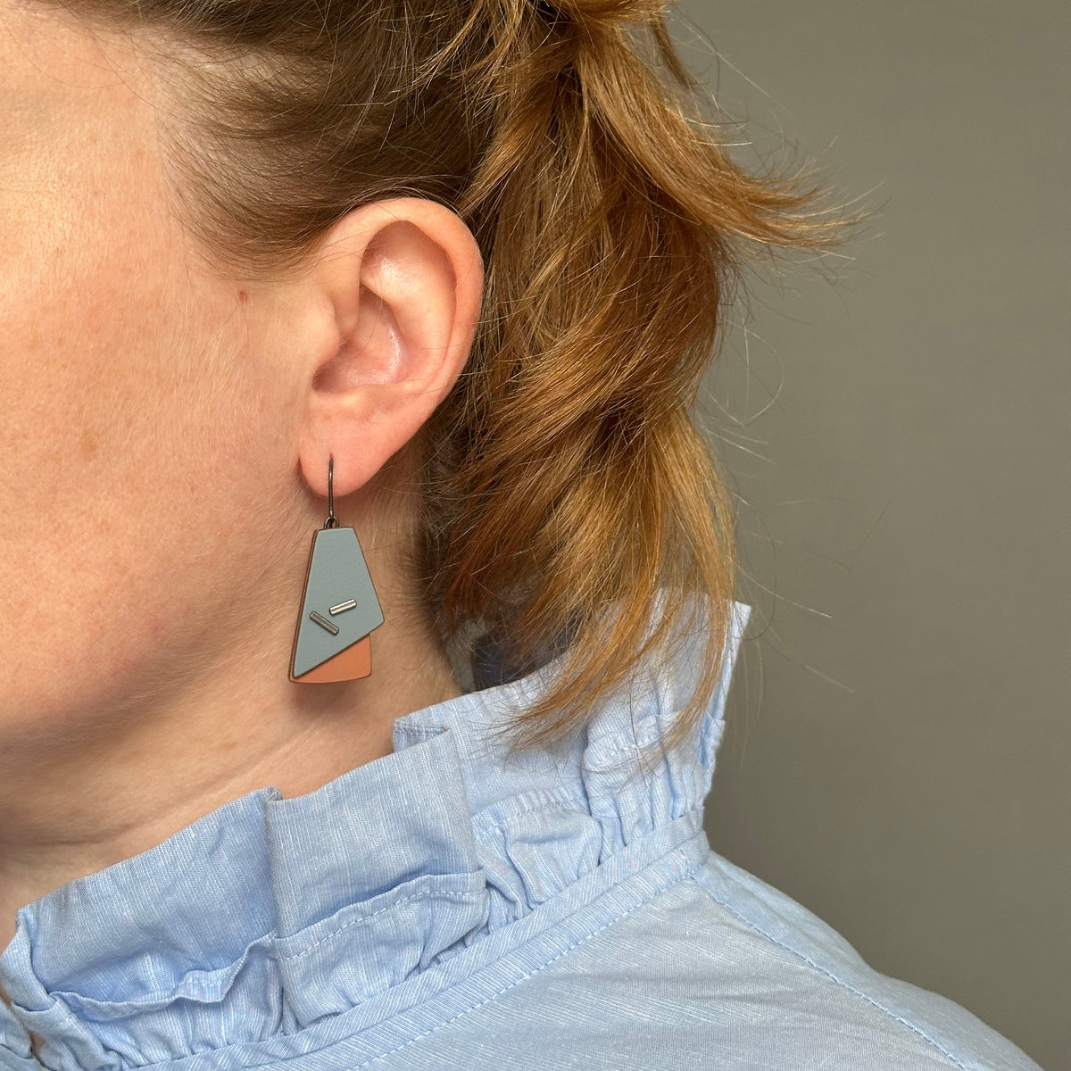 Flight overlap earrings