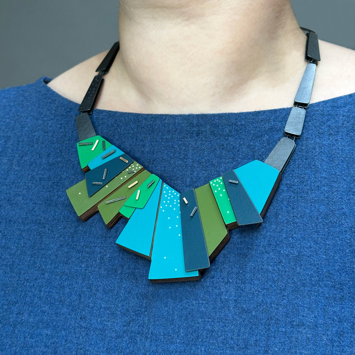 Flight plume necklace