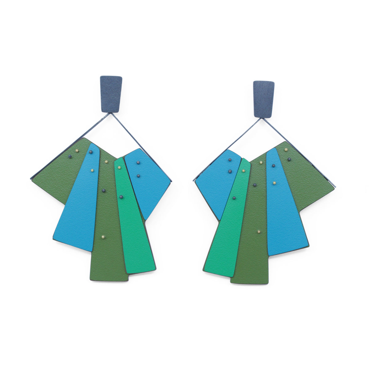 Flight plume earrings