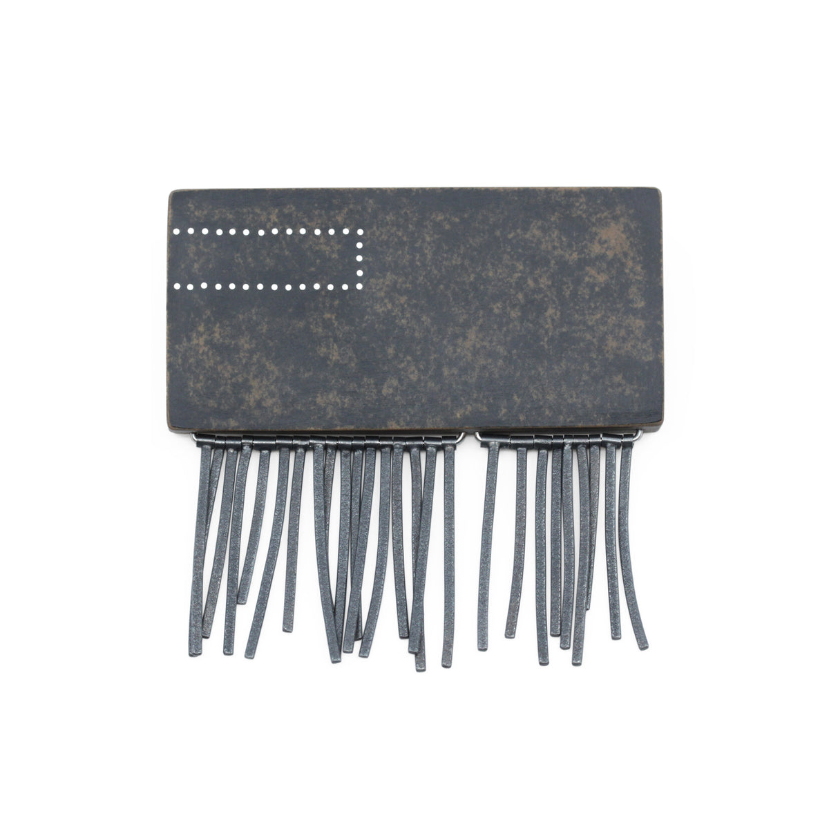 Fringe brooch