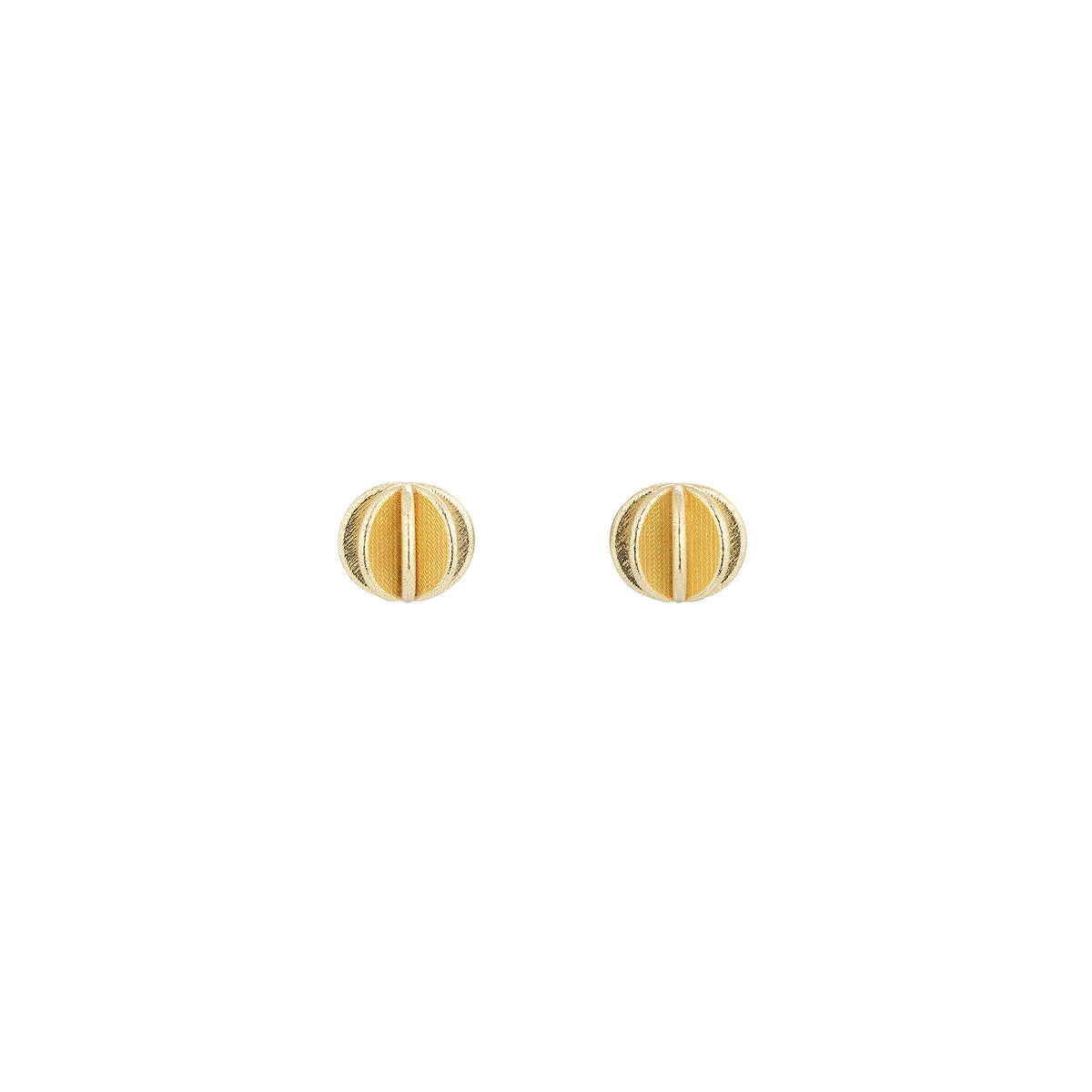 Quintet earrings - gold