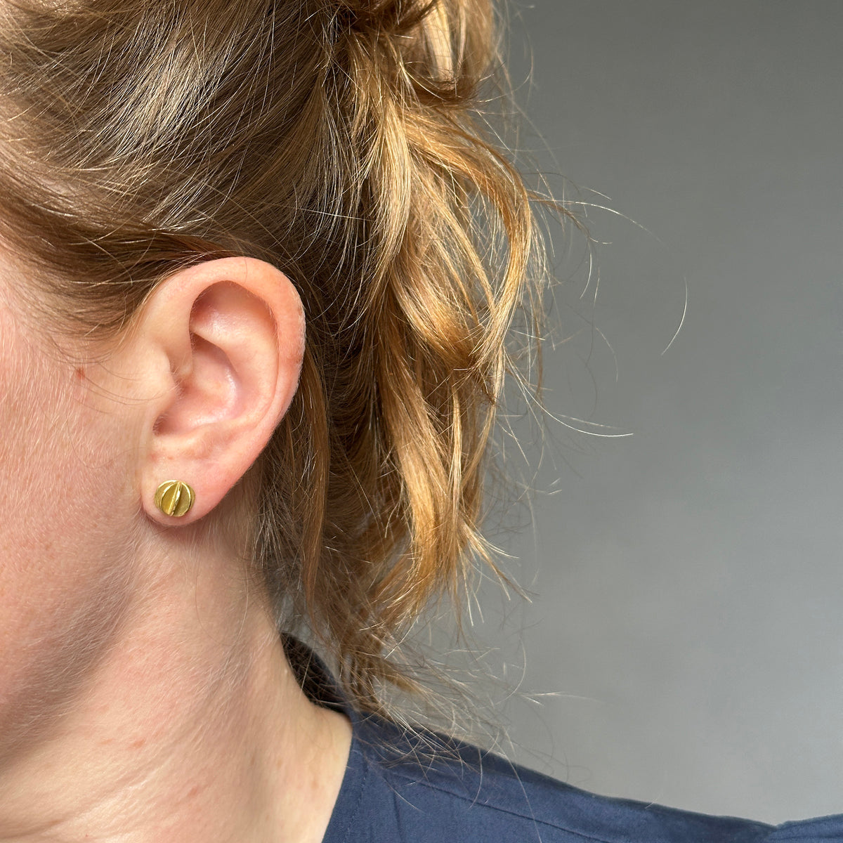Quintet earrings - gold