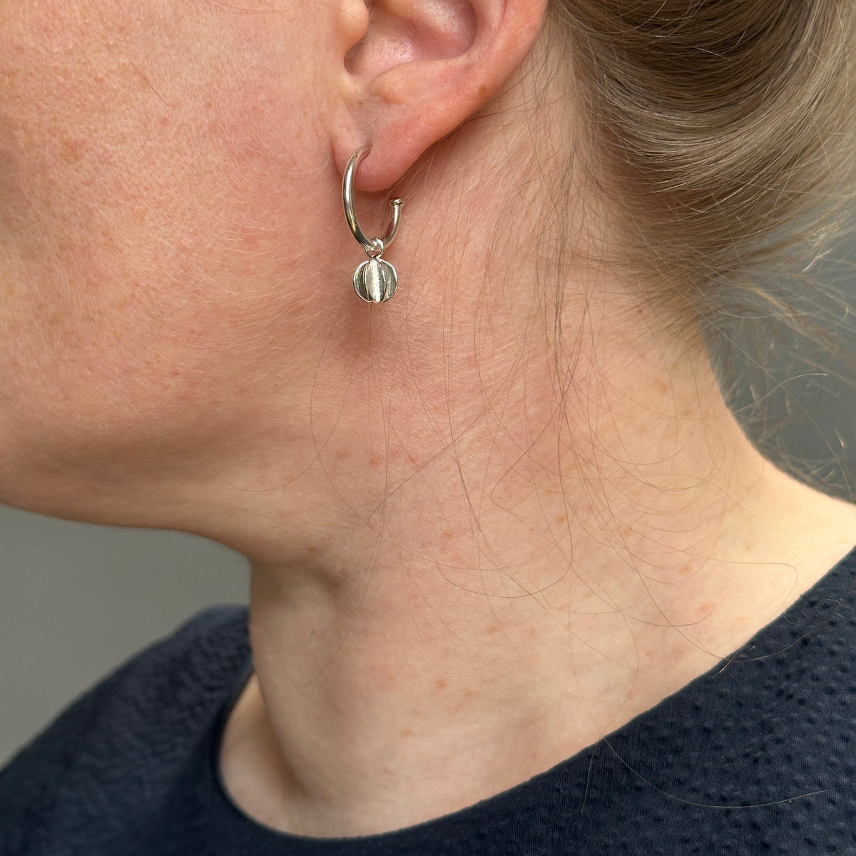 Quintet hoops - silver