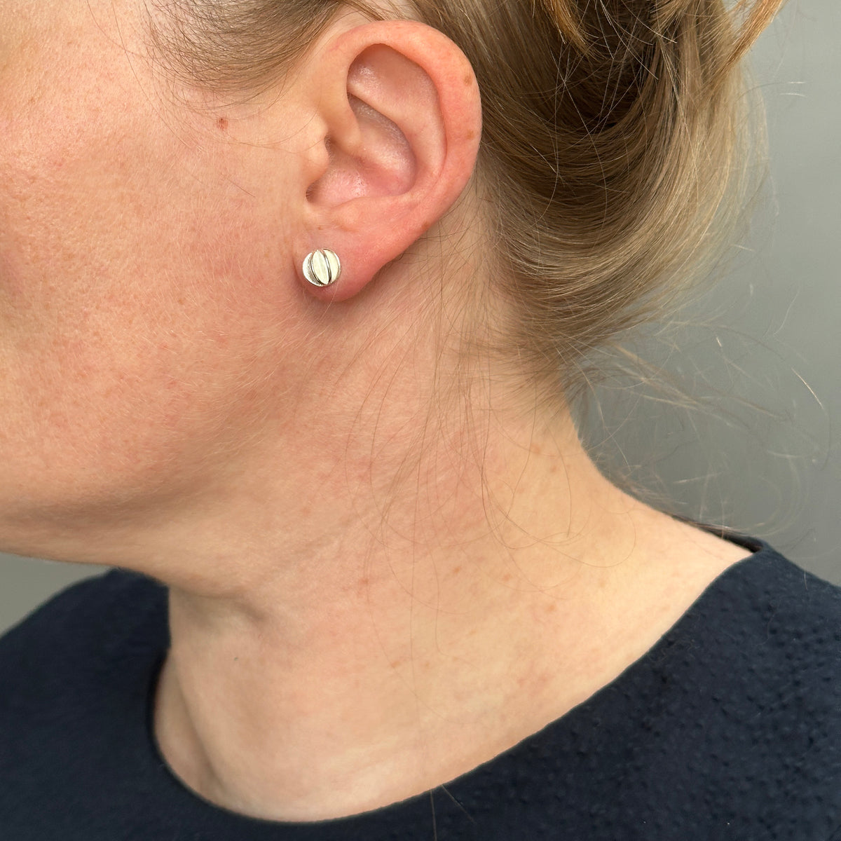 Quintet earrings - silver