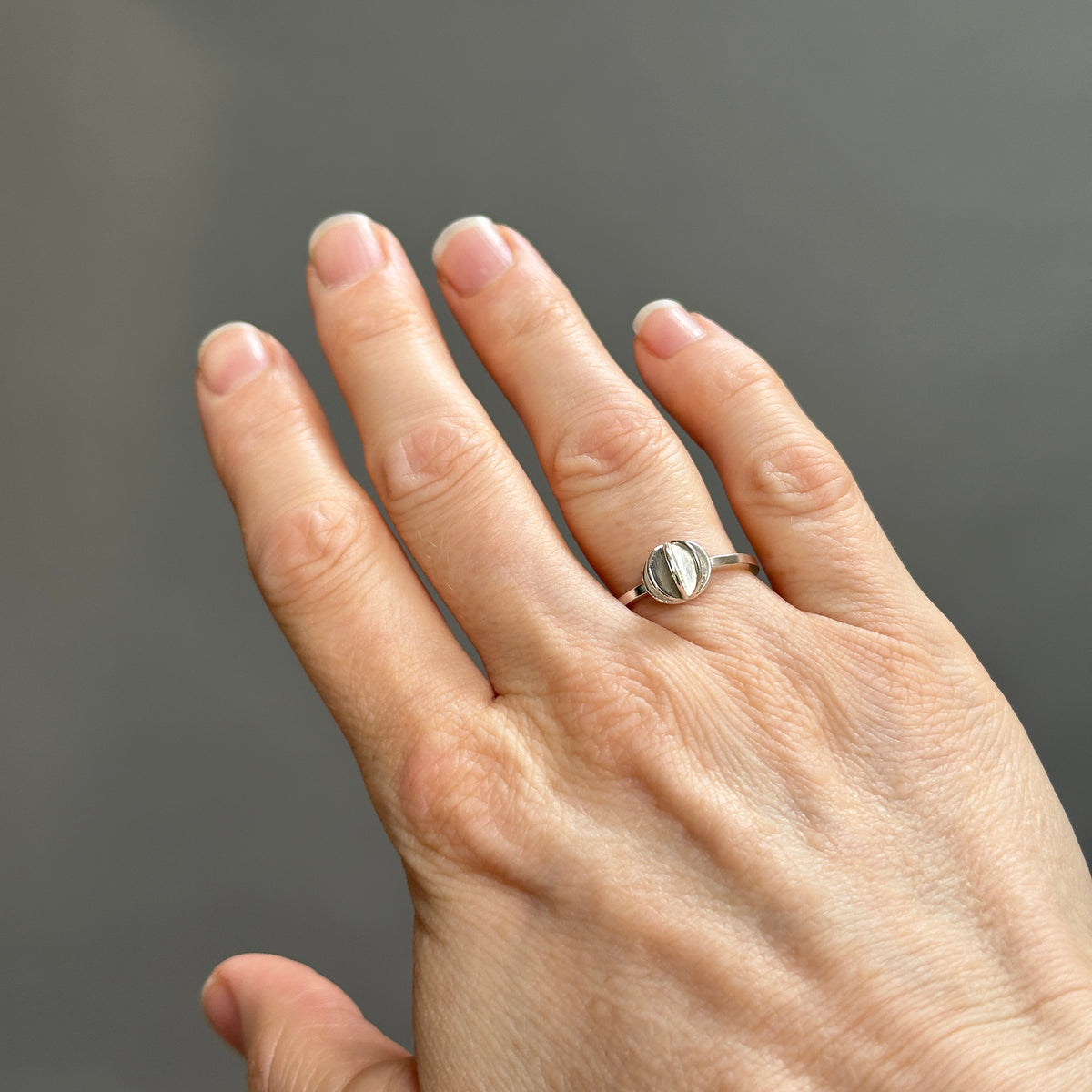 Quintet ring - silver - vertical