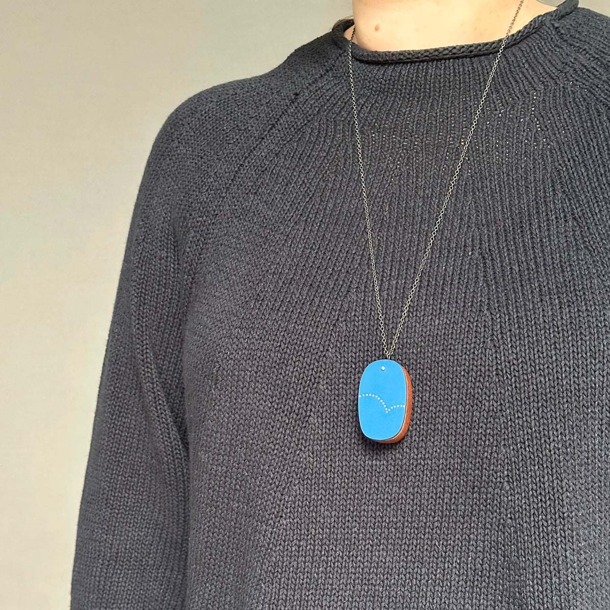 Cobalt pod locket