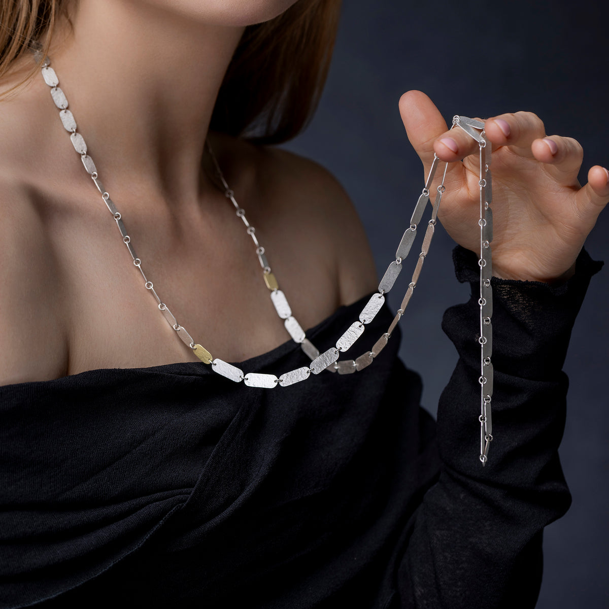 Extra long oblong chain