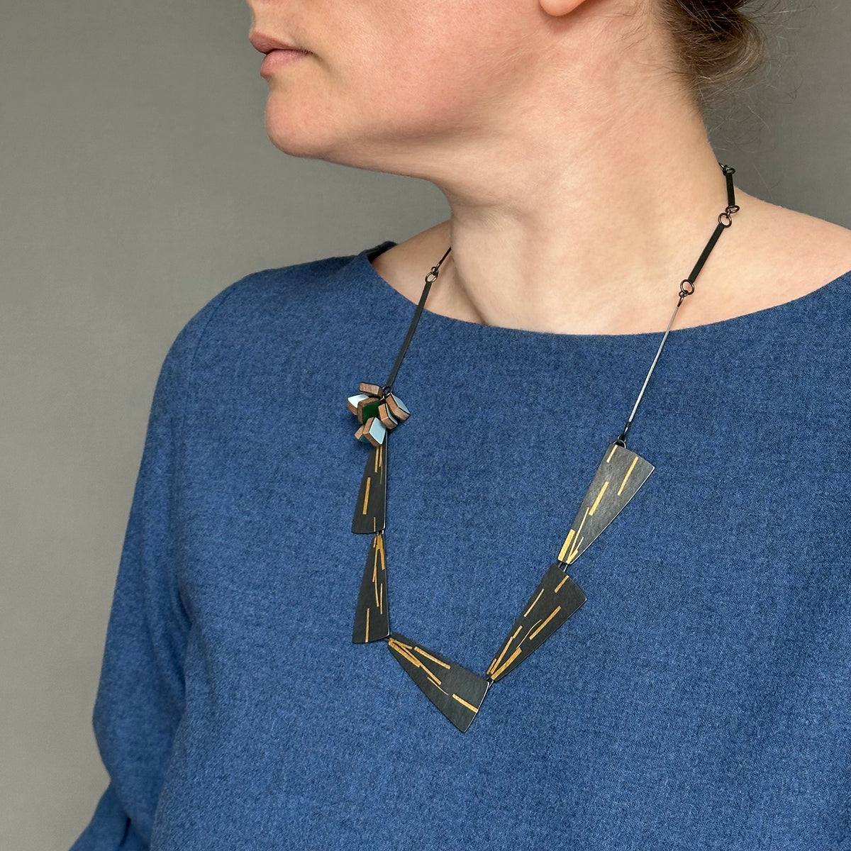 Cluster flight necklace