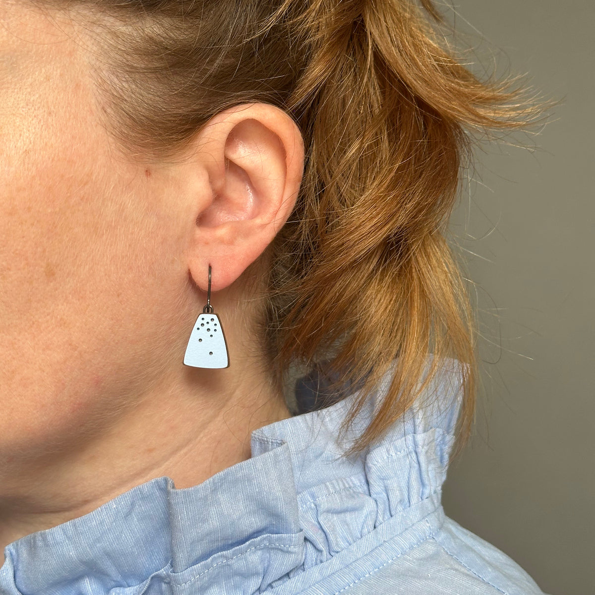 Flight fan earrings - small - colourful