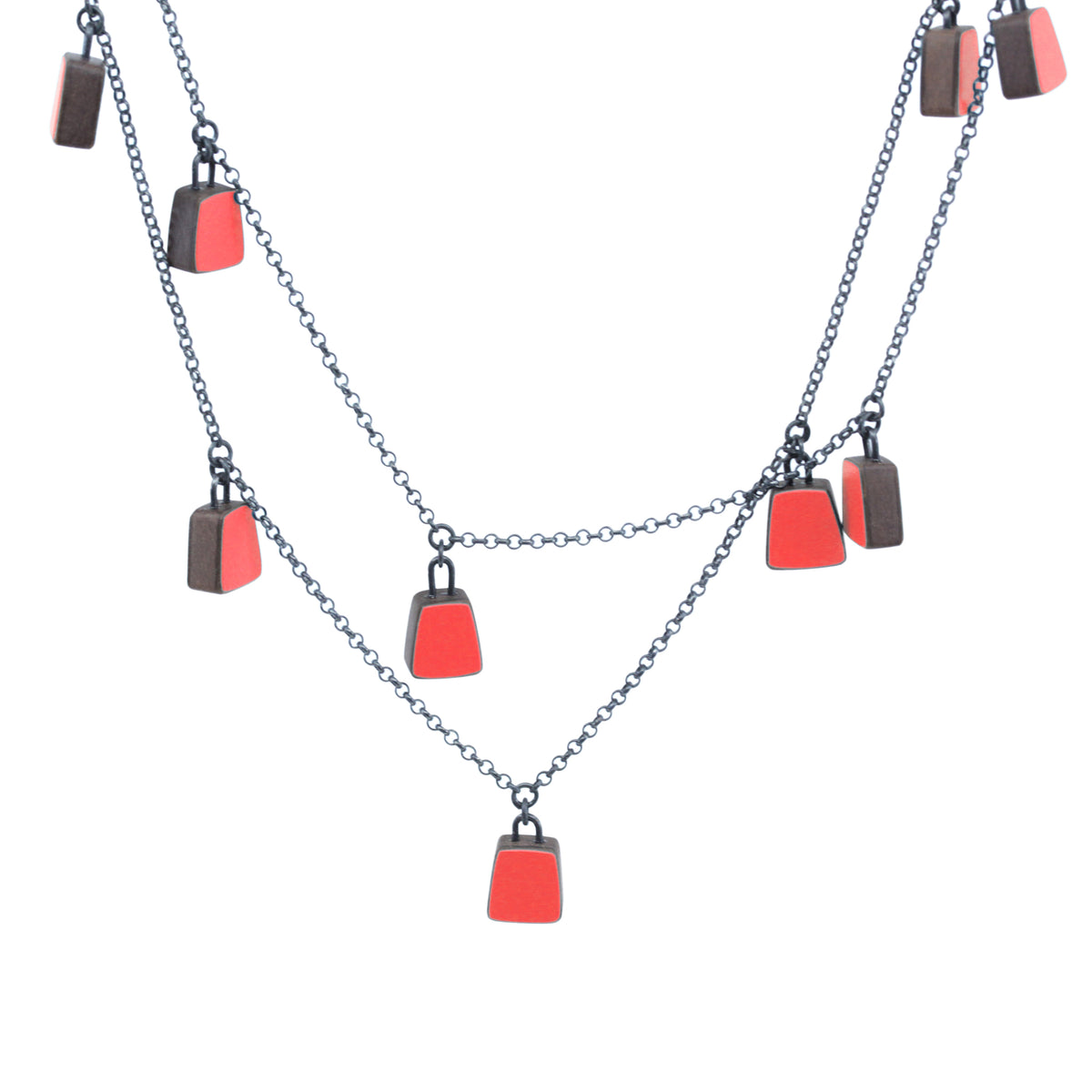 Long bell necklace
