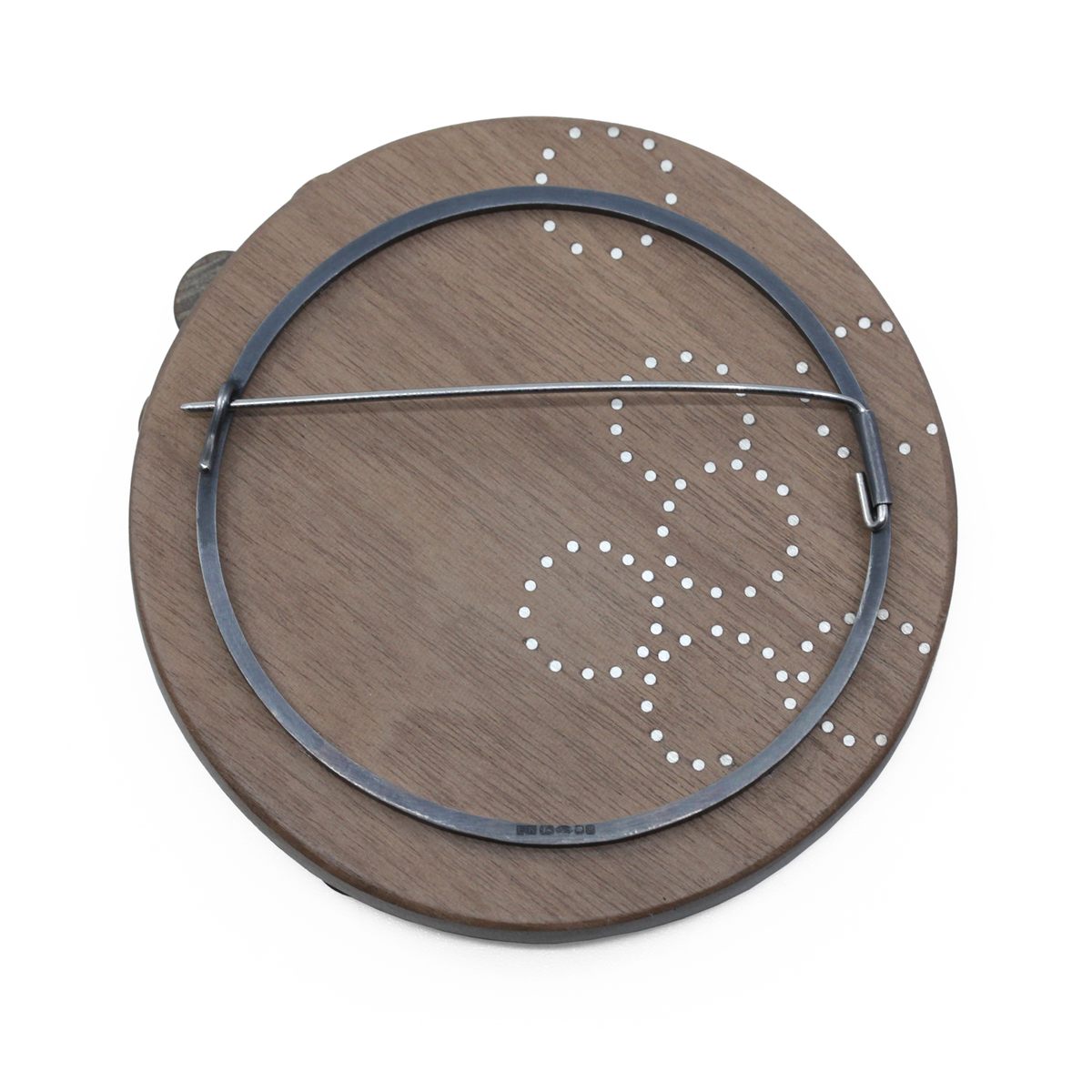Soft sage brooch