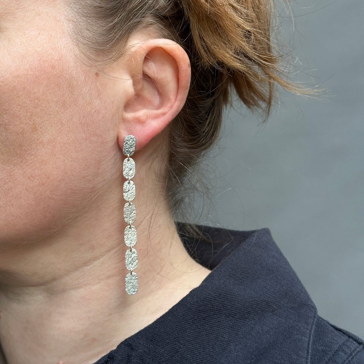 Oblong earrings - seven