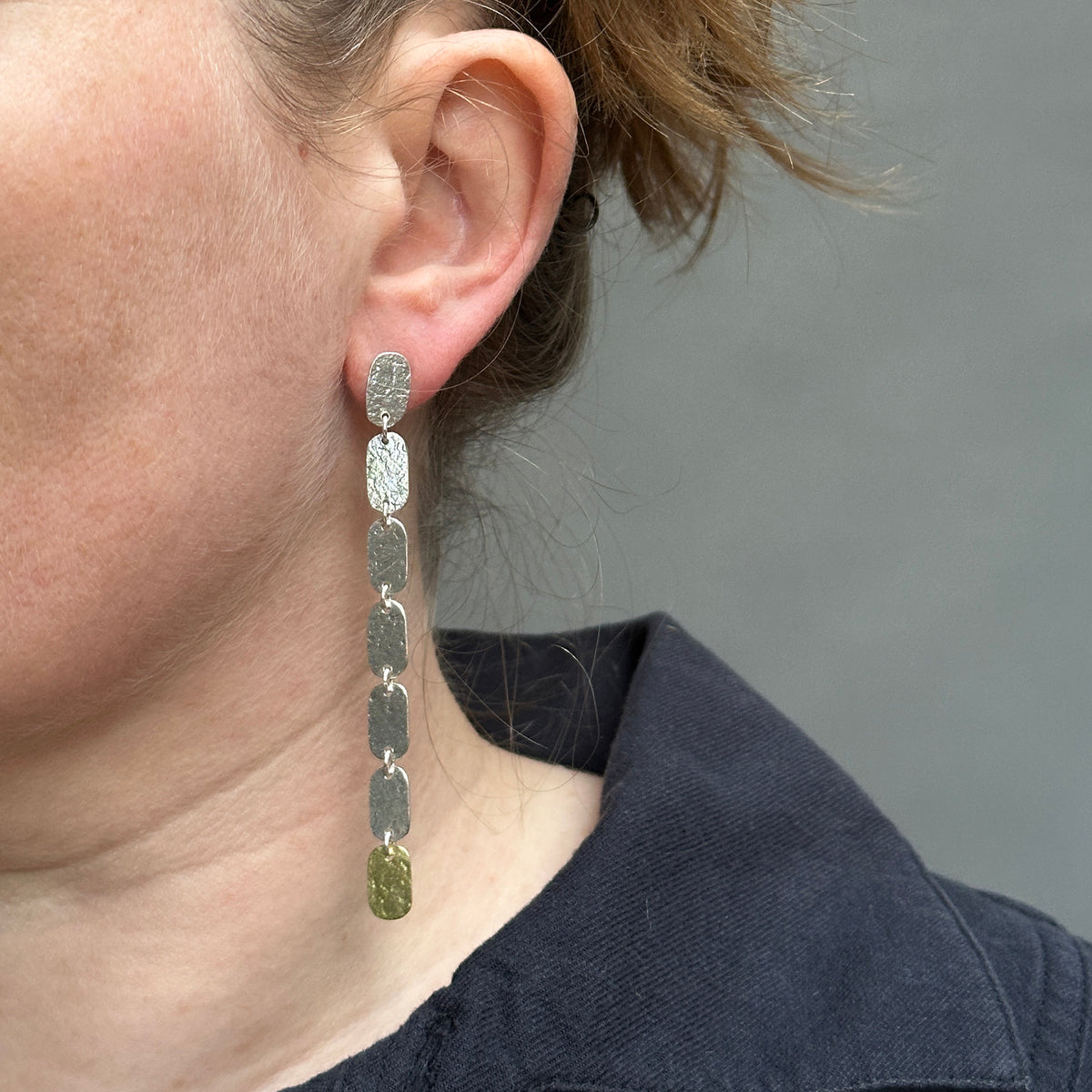 Oblong earrings - seven