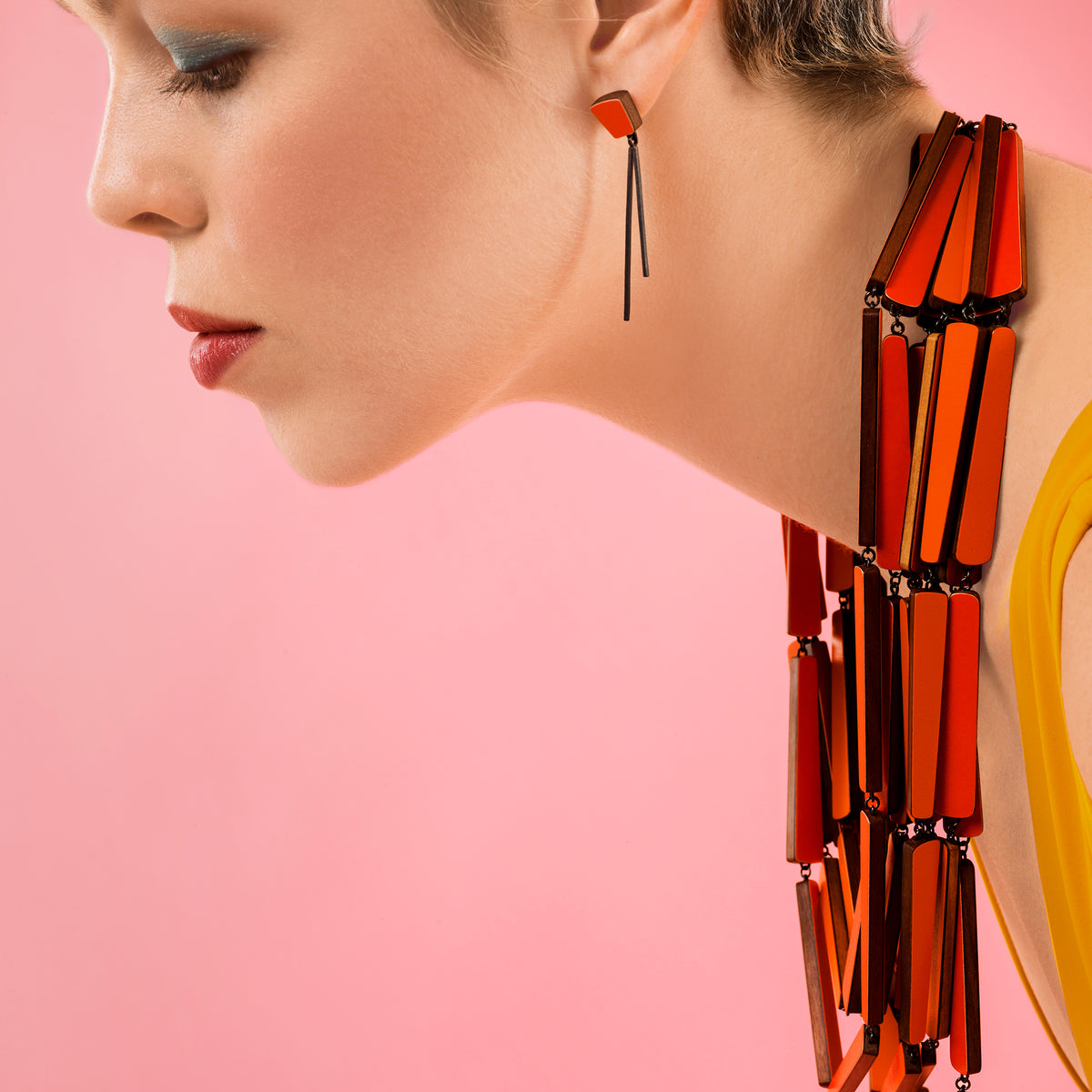 Single bell earrings