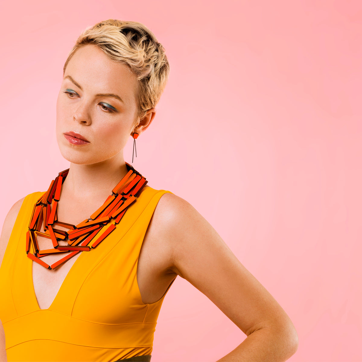 Single bell earrings