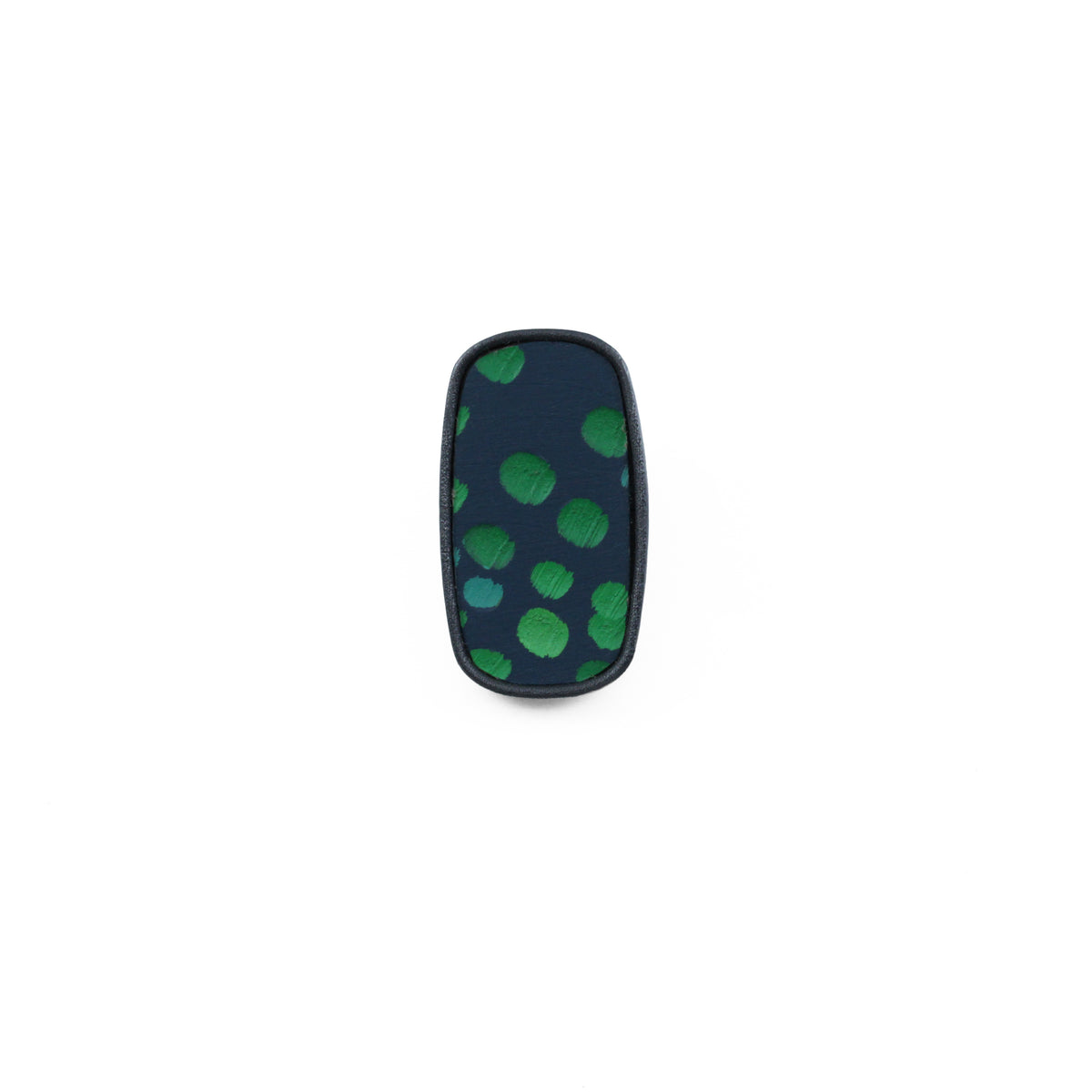 Navy oblong pin