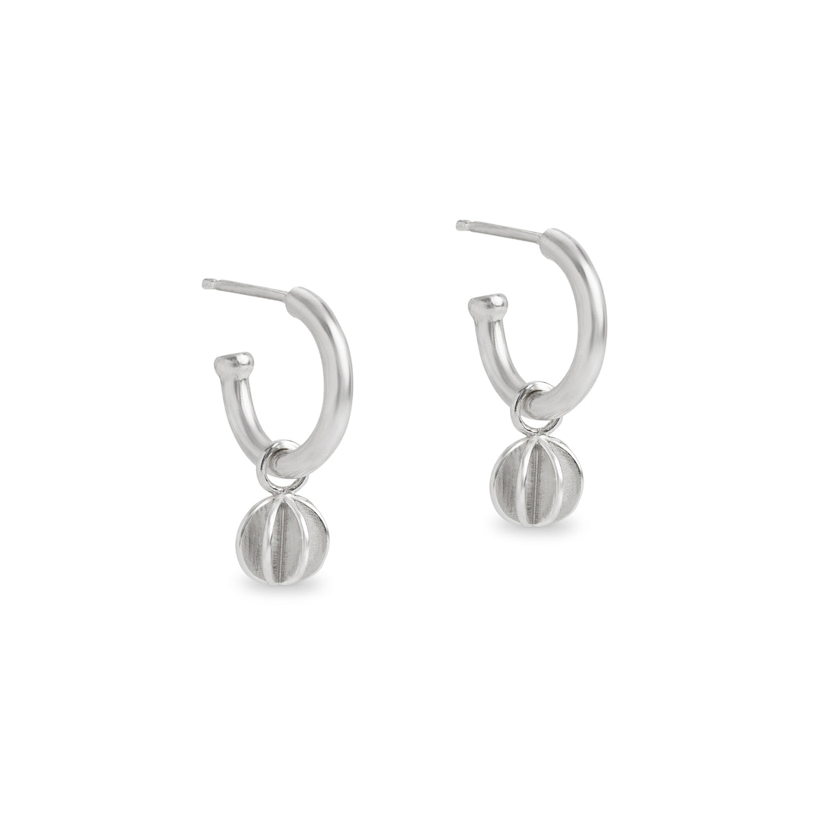 Quintet hoops - silver