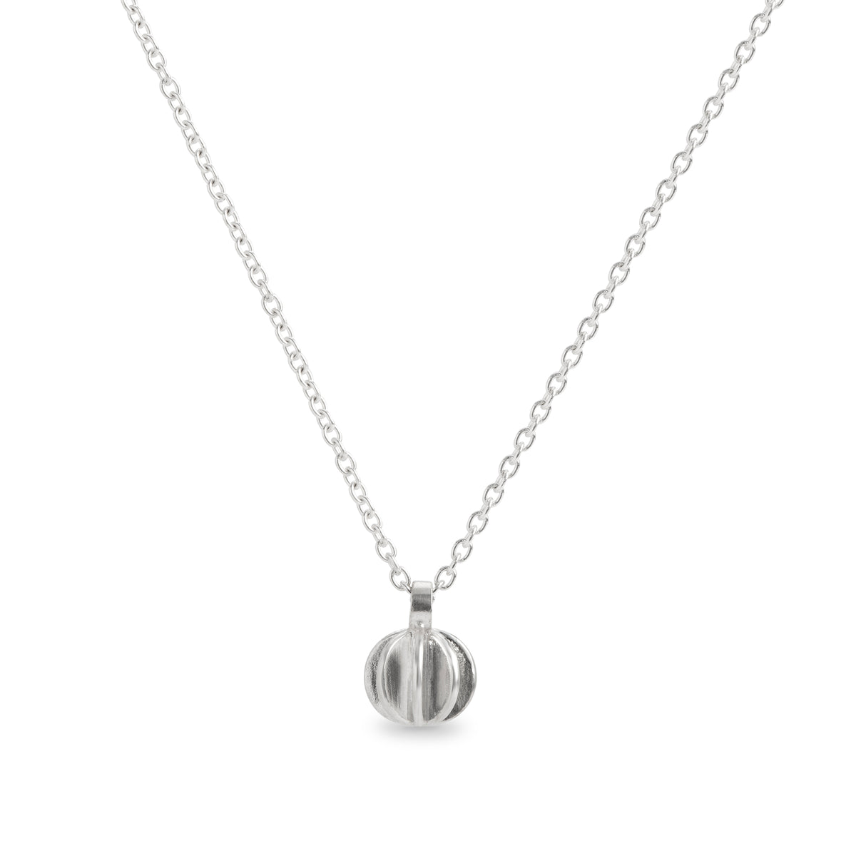 Quintet necklace - silver