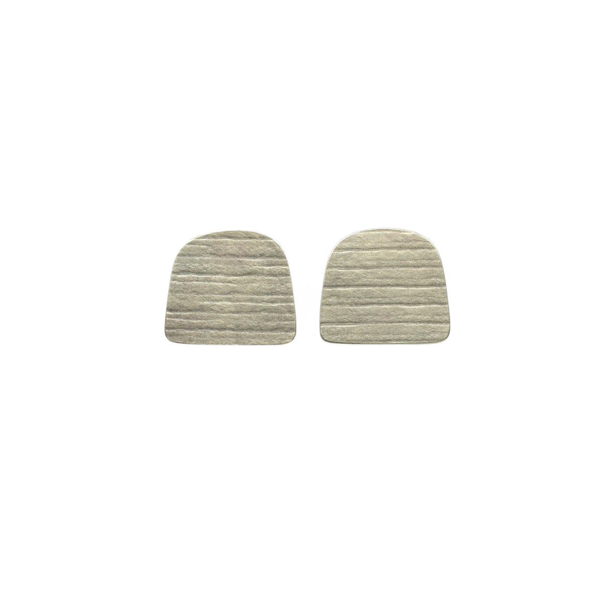 Arch stripe earrings - 9ct gold