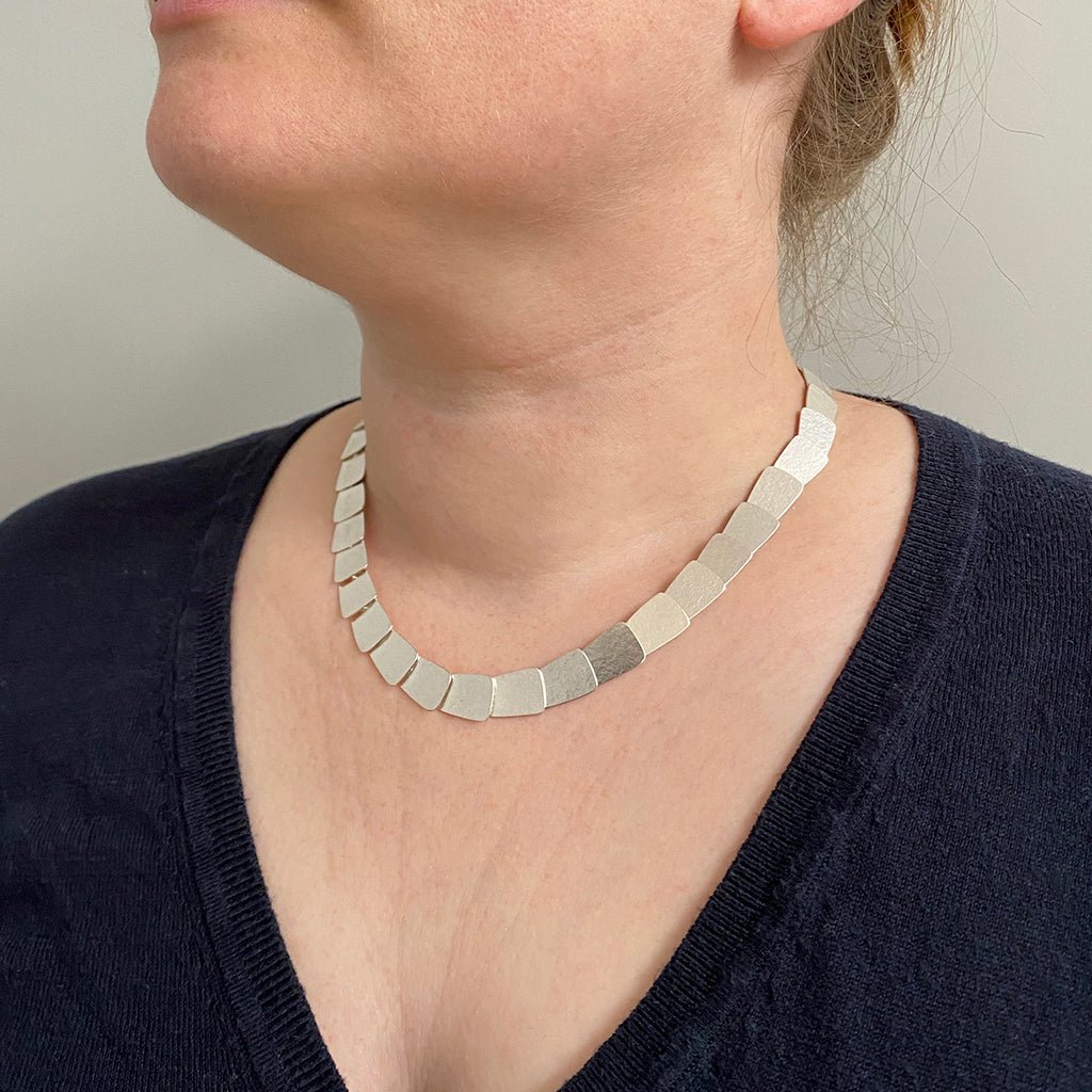 Tiered necklace - silver